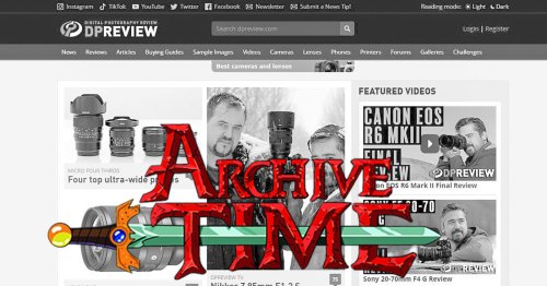 To Save its Content, Archive Team is Attempting to Back Up All of DPReview