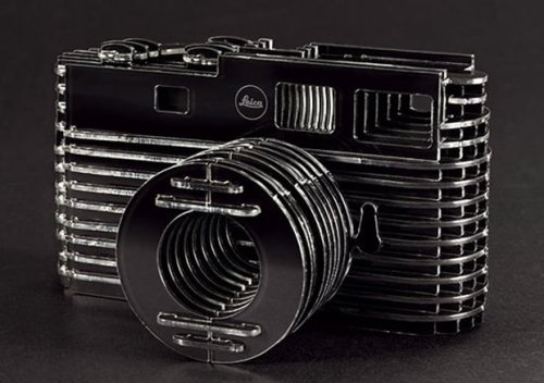 This One-of-a-Kind Leica is Made Entirely Out of Plastic Bits You Snap Off a Poster