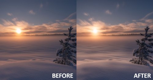 How to Fix Blown Out Areas Around the Sun