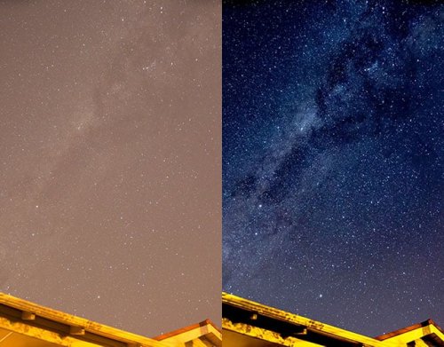 This is What Adobe's Dehaze Slider Does to Photos of the Night Sky