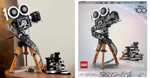 LEGO Celebrates Disney's Centennial with Beautiful Cinema Camera Set
