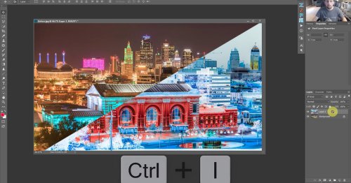 Inverting Your Photo in Photoshop for Natural Color Correction