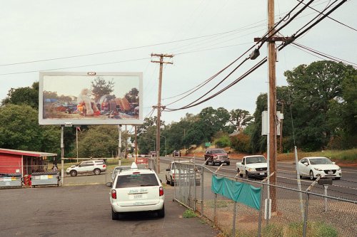 California Man Uses Billboards to Show Photos of the State’s Decline
