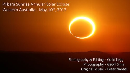 Breathtaking Imagery of an Annular Solar Eclipse Captured at Sunrise