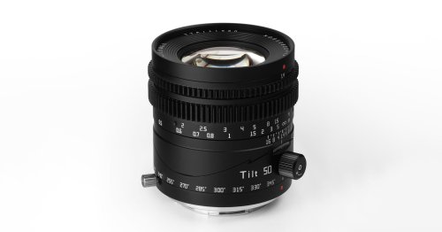 TTArtisan's 50mm f/1.4 Tilt Lens Now Available for Canon RF, Fuji X, and Nikon Z