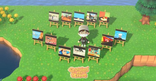 I Created a Virtual Street Photography Exhibition in Animal Crossing