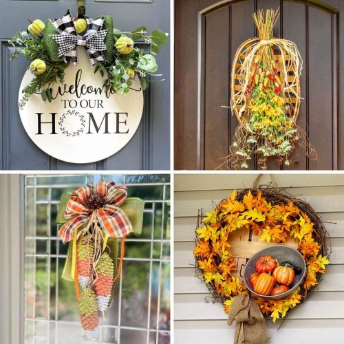 13 Distinctive DIY Fall Door Decor Ideas
