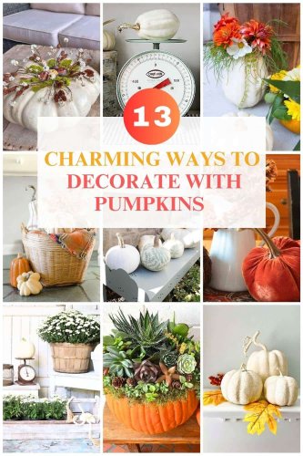 13 Pumpkin Decorating And Pumpkin Display Ideas For Fall