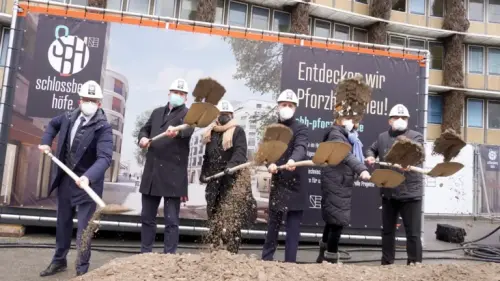 Spatenstich für das neue Technische Rathaus