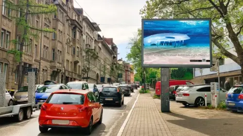 Werbekampagne der Stadt zum Klimaschutz