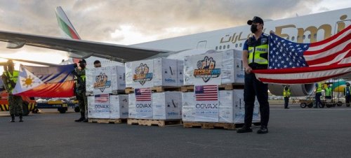 3.4 million Pfizer shots donated by US arrive in Philippines
