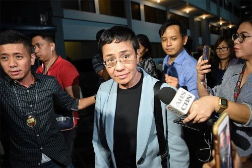 Senate bets condemn 'blatant attack' on press amid Ressa arrest