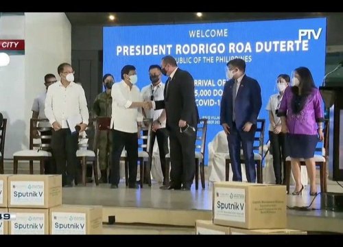 2.8 million doses of Sputnik V arrive in the Philippines