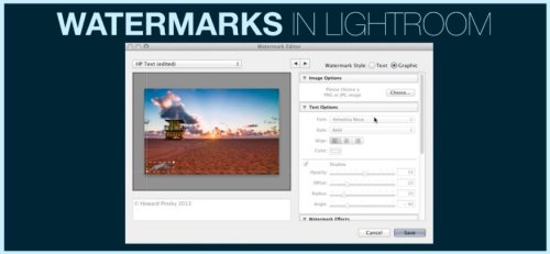 How to Add Watermarks in Lightroom 5