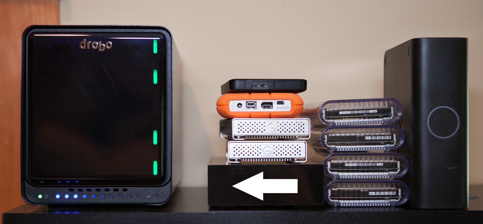 Consolidating and Organizing with the Drobo 5D