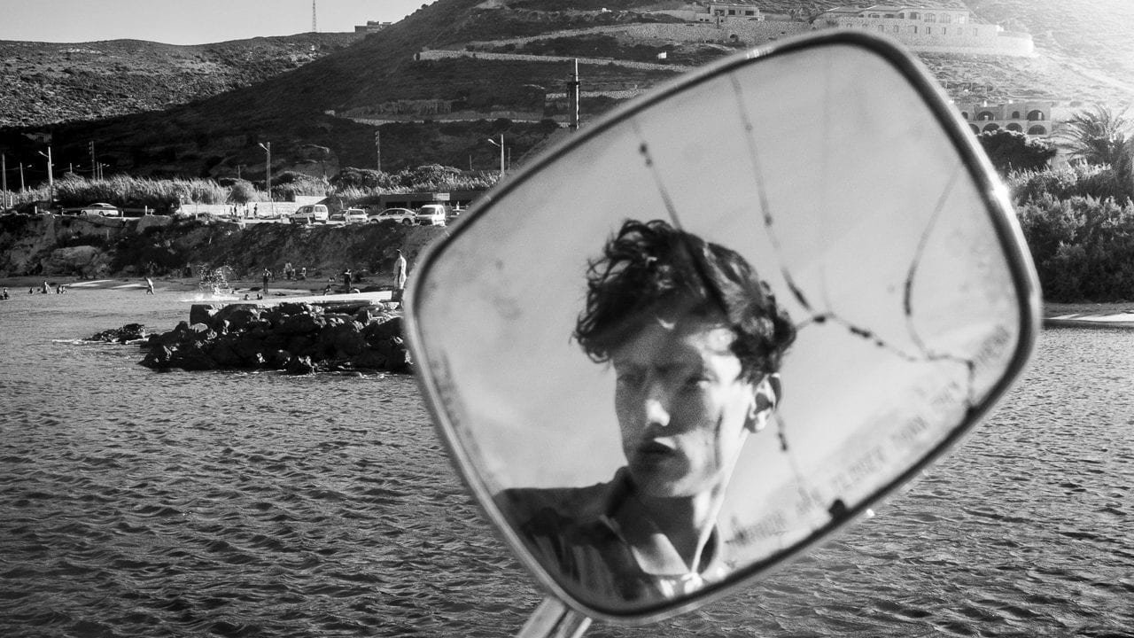 Youthful summer memories in nostalgic black and white