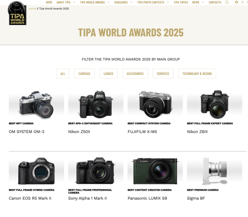 TIPA World Awards 2025