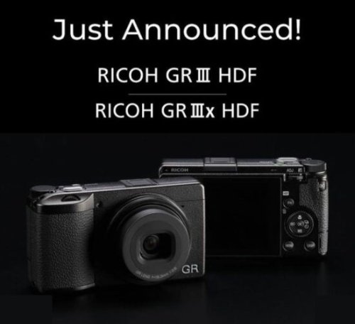 Ricoh announced two new GR III HDF & GR IIIx HDF cameras with Highlight Diffusion Filter (HDF)