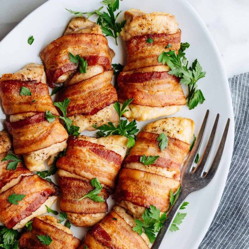 Bacon Wrapped Chicken Thighs!