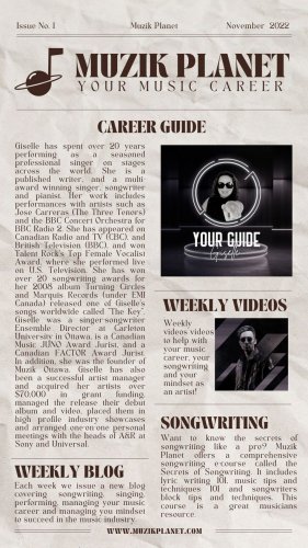 Muzik Planet Weekly in 2022 | Songwriting, Career guidance, Career success