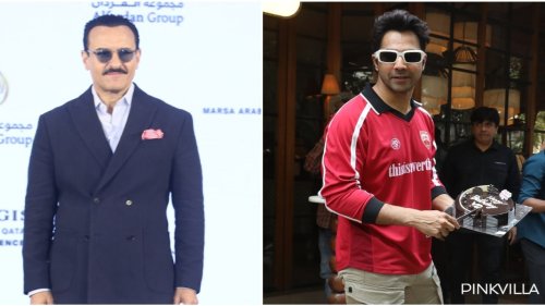 PHOTOS: 5 Celebrity Spottings of the Day; Saif Ali Khan's presence at event is hard to miss; Varun Dhawan enjoys pre-birthday celebration with fans and more
