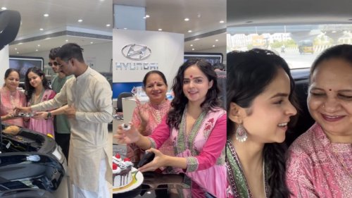 TMKOC fame Palak Sindhwani buys new car on her 26th birthday