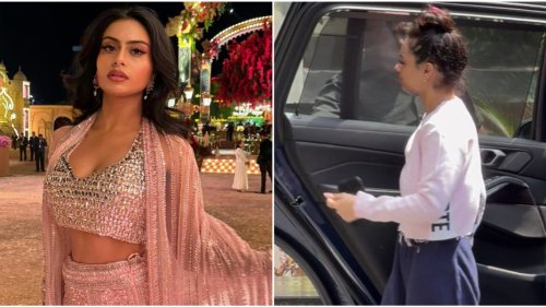 WATCH: Nysa Devgan gets spotted with unique hairdo day after her birthday; fan says, ‘Kajol's favorite hairstyle’