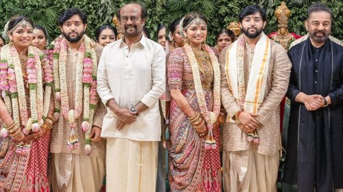 PICS: Rajinikanth, Kamal Haasan, and more attend Shankar’s daughter Aishwarya's wedding