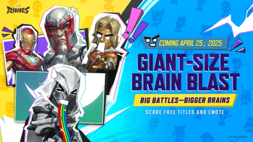 Marvel Rivals Announces New Giant-Size Brain Blast Mode and Releases Volume 1 of Art Vision Online Video Series