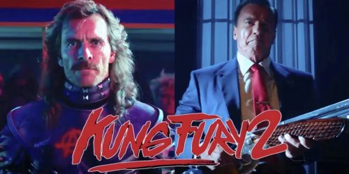 Kung Fury 2 : 10 minutes du film ont leaké avec Schwarzenegger et Fassbender qui explosent du nazi