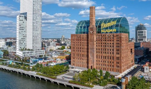 Domino Sugar Refinery reopens as renovated office building on Brooklyn waterfront