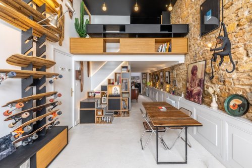 Un mini loft de 50m2 plein de personnalité dans un ancien atelier à Lyon