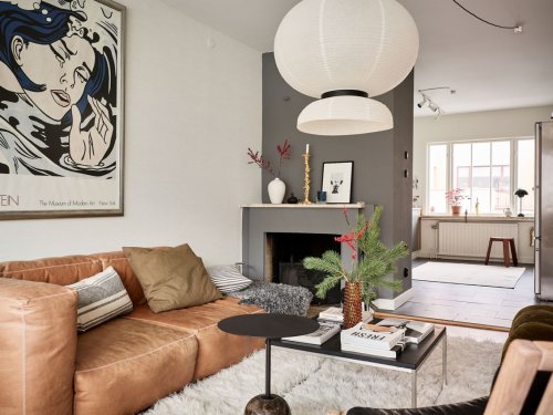 Une maison de ville brutaliste de 133m2 avec un appartement indépendant