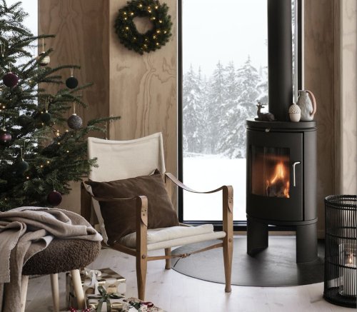 Une décoration pour un Noël élégant et naturel en Norvège