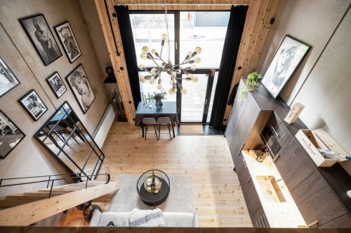 Un mini loft suédois de 40m2 d'inspiration new yorkaise