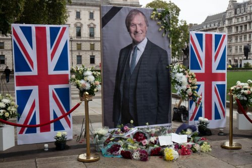 Vigil for Sir David Amess in Kings Lynn