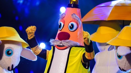 The Masked Singer Traffic Cone ‘unveiled’ as HUGE comedian