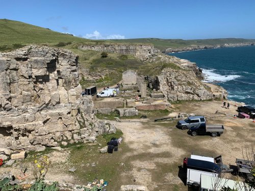 Star Wars film crew spotted at Dorset beauty spot