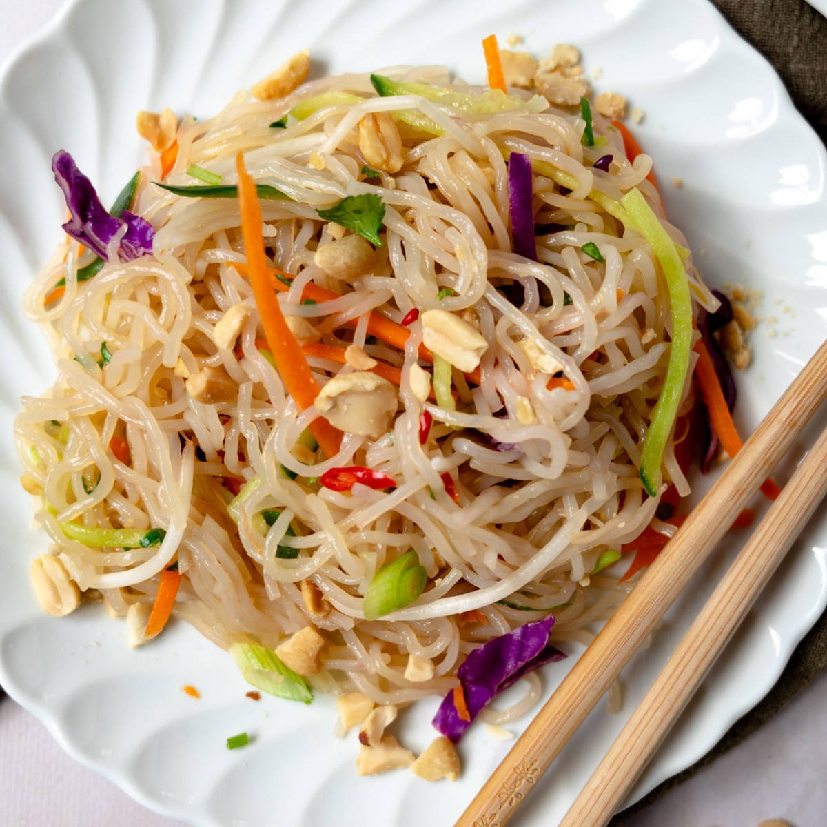 Glass Noodle Salad (Easy Vegan & Gluten Free Salad)