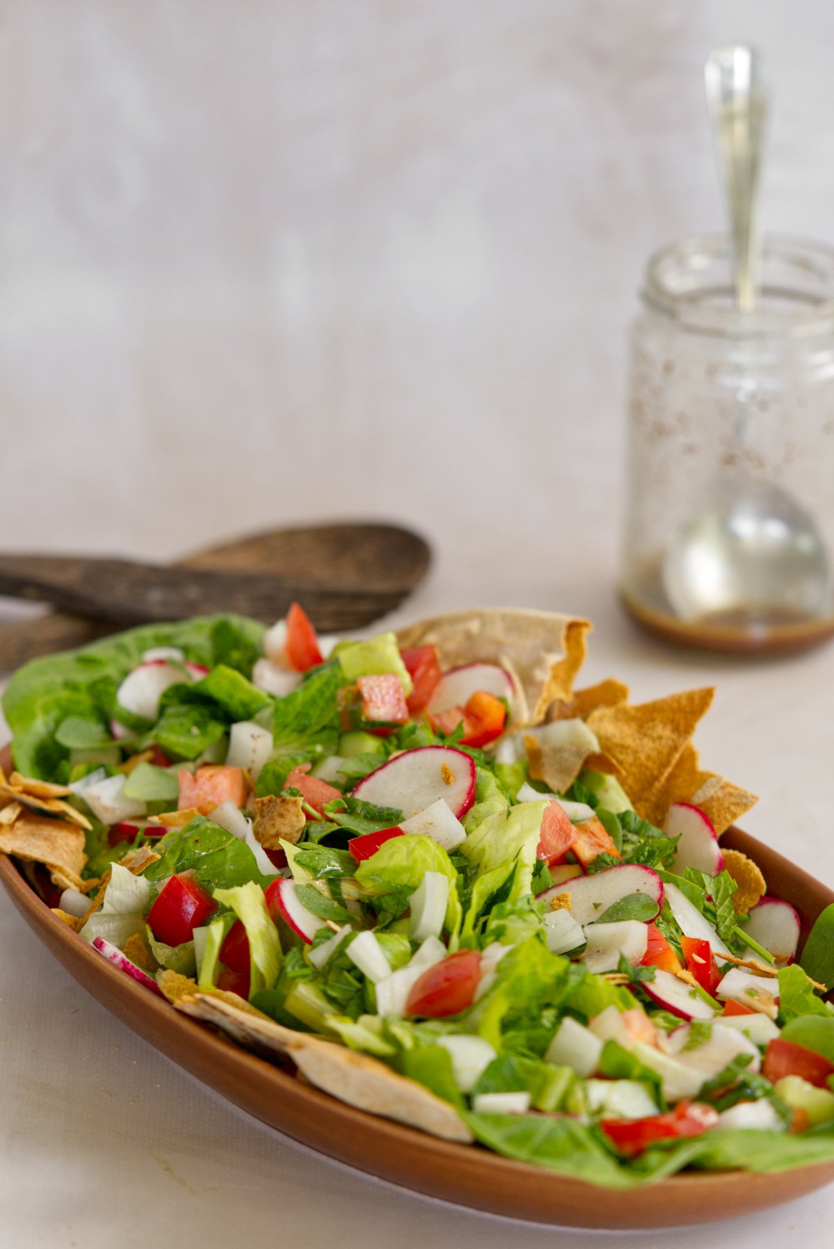 Authentic Fattoush Salad (My Family's Recipe)