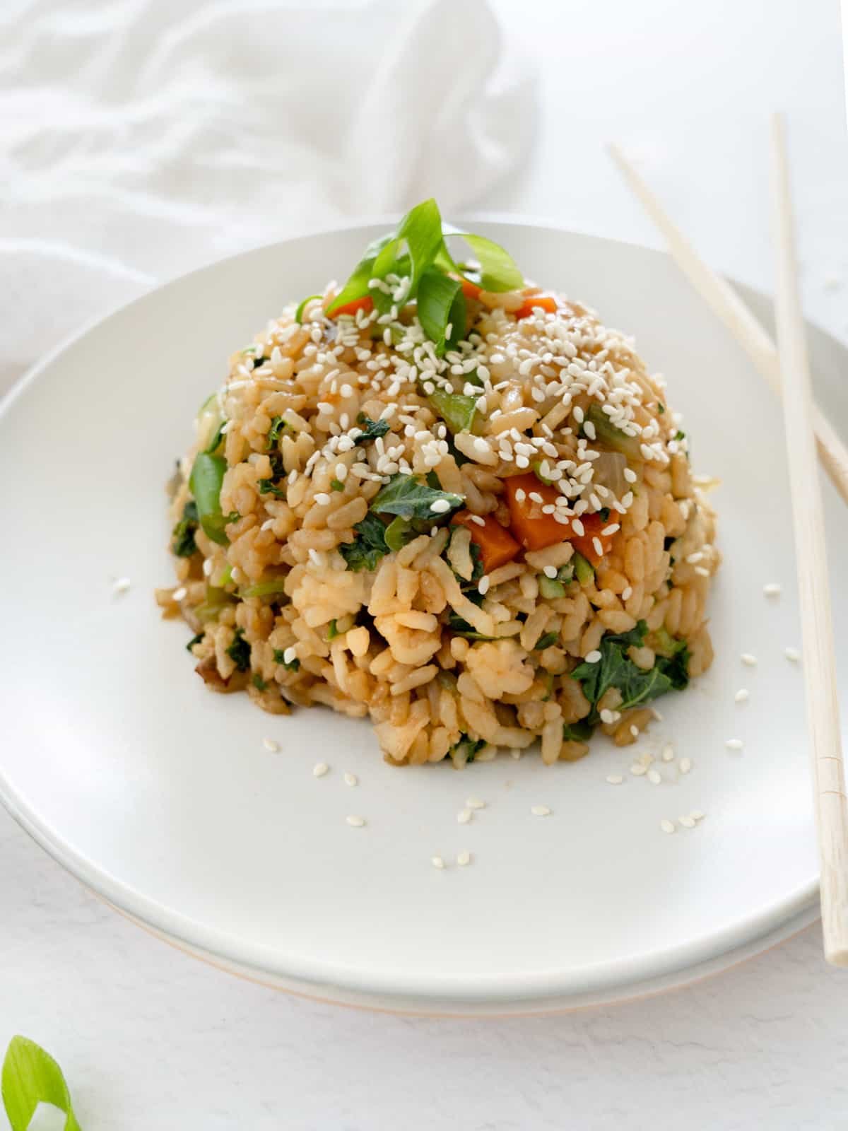 Vegan Oil-Free Fried Rice
