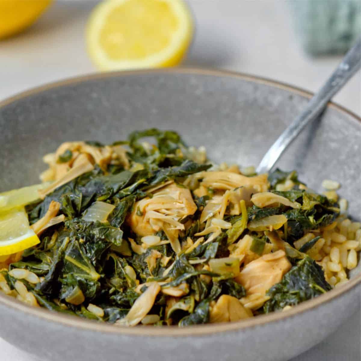 Lebanese Molokhia (Jute Mallow Leaves ملخية لبنانية / ملوخية بالزيت)