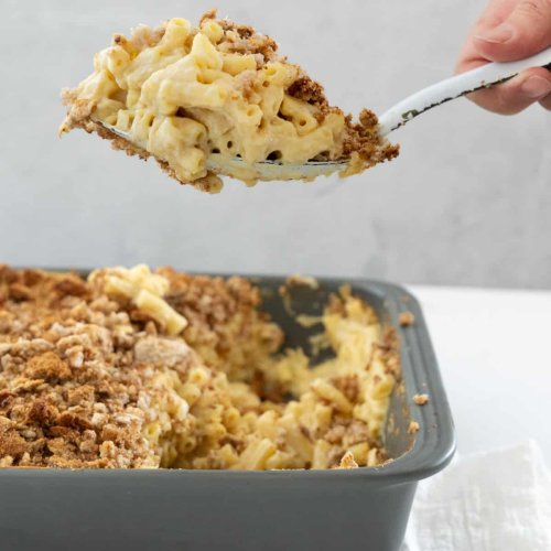 Easy Vegan Baked Mac and Cheese