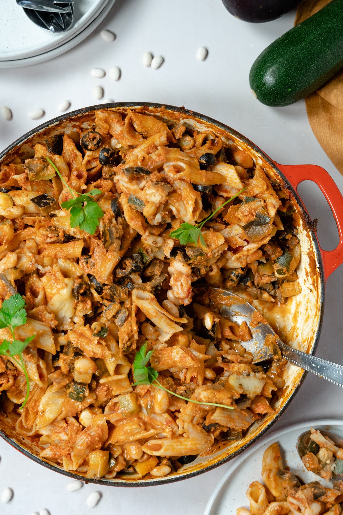 Vegan Pasta Bake No Cheese