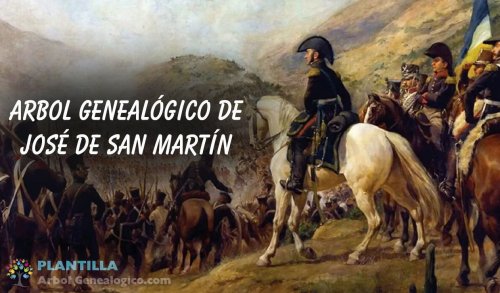 ▷ Árbol genealógico del General José de San Martin ➡️ Familiares