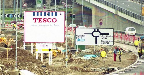 Plymouth's forgotten Tesco supermarket off the A38