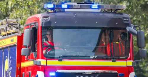 Dog rescued from burning North Devon home