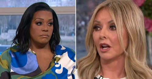 Carol Vorderman's This Morning 'sue me' rant put to a stop by Alison Hammond