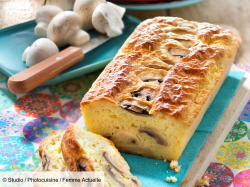 Cake aux champignons de Paris : découvrez les recettes de cuisine de Femme Actuelle Le MAG