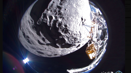 Empresa dos EUA divulga foto de módulo na Lua